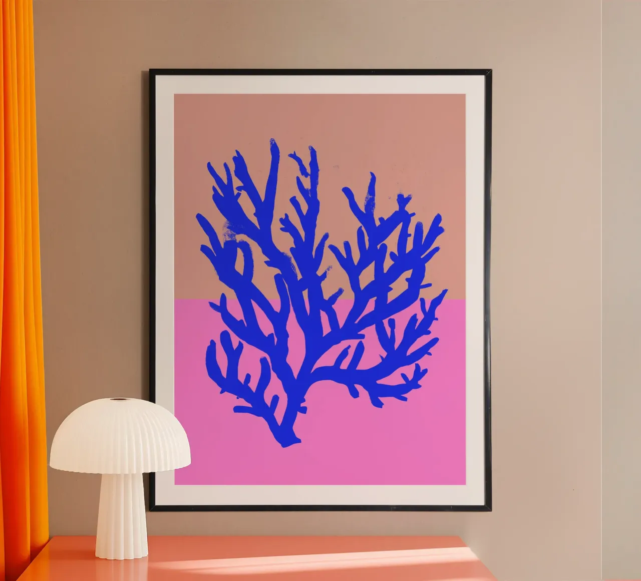 Blue Coral No 02 carta hahnemühle da treechild