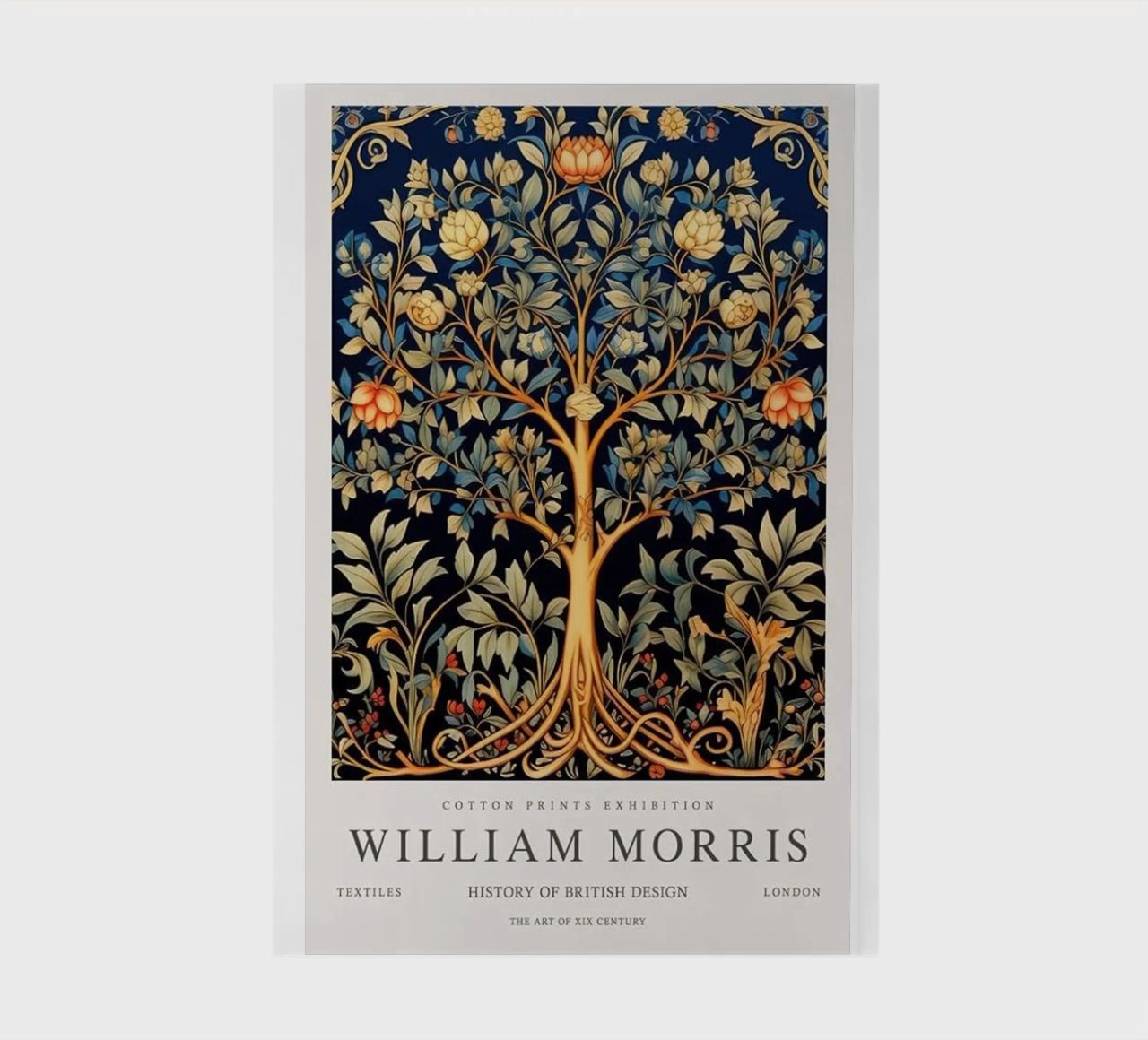 william morrris - arbre majestueux carnet de notes de Art Crew Kbm
