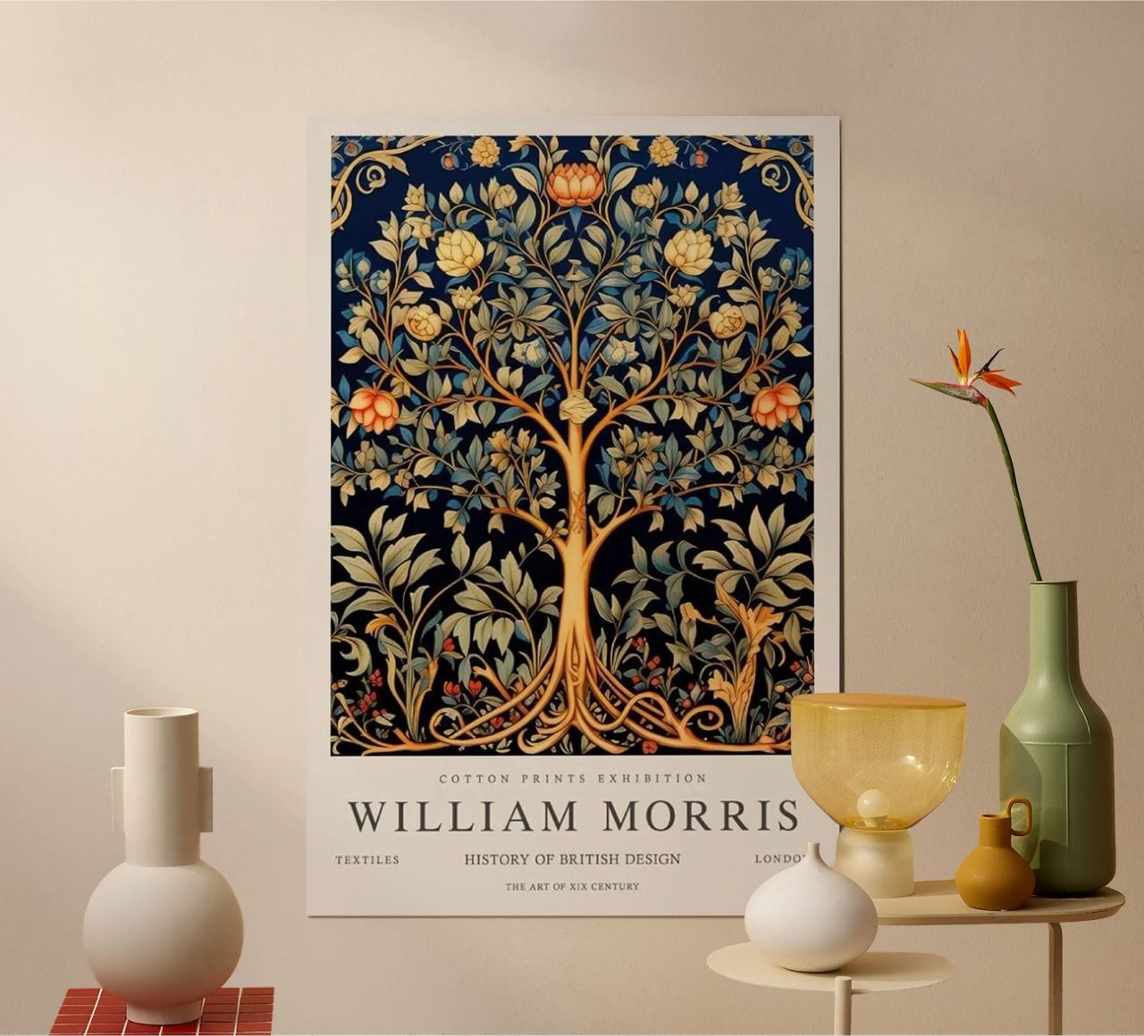 william morrris - arbre majestueux poster de Art Crew Kbm