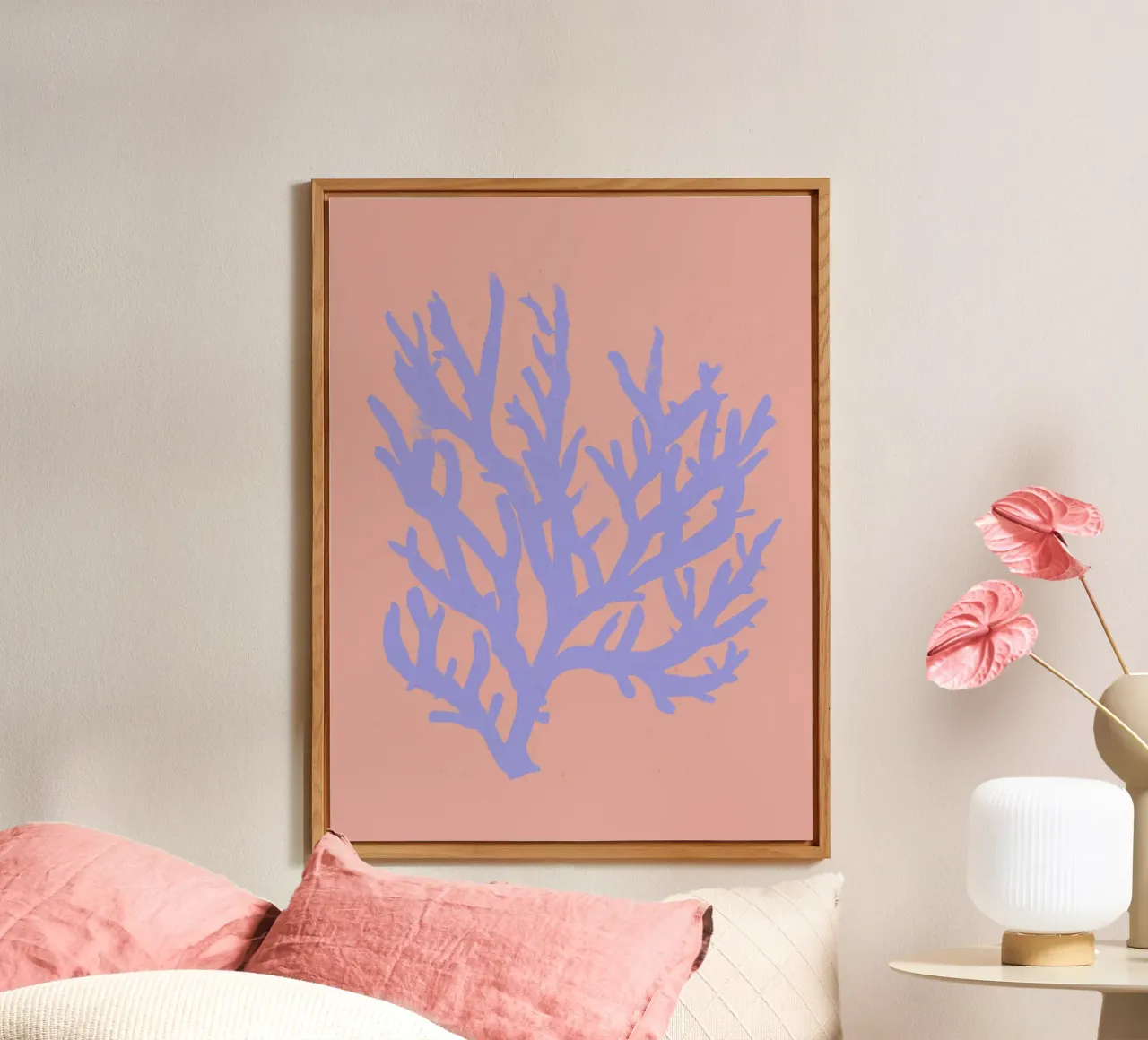 Pastel Coral No 02 alluminio dibond da treechild