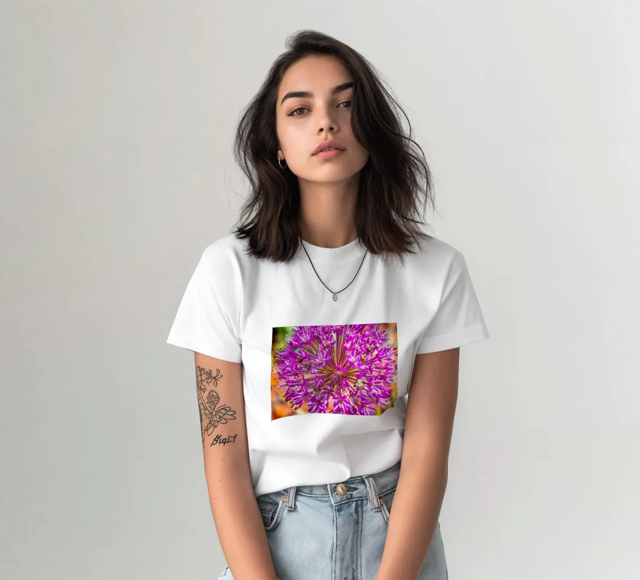 Flower of a timpani leek t-shirt by Marcus Beckert | Fotografie