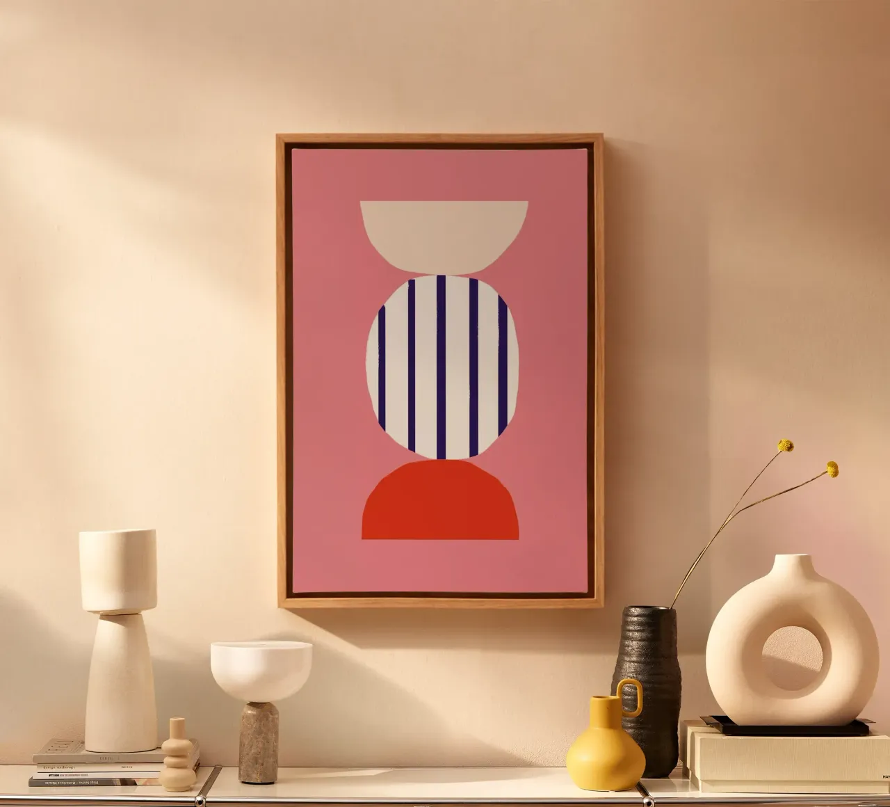 Candy canvas met Baklijst van Maren Gross