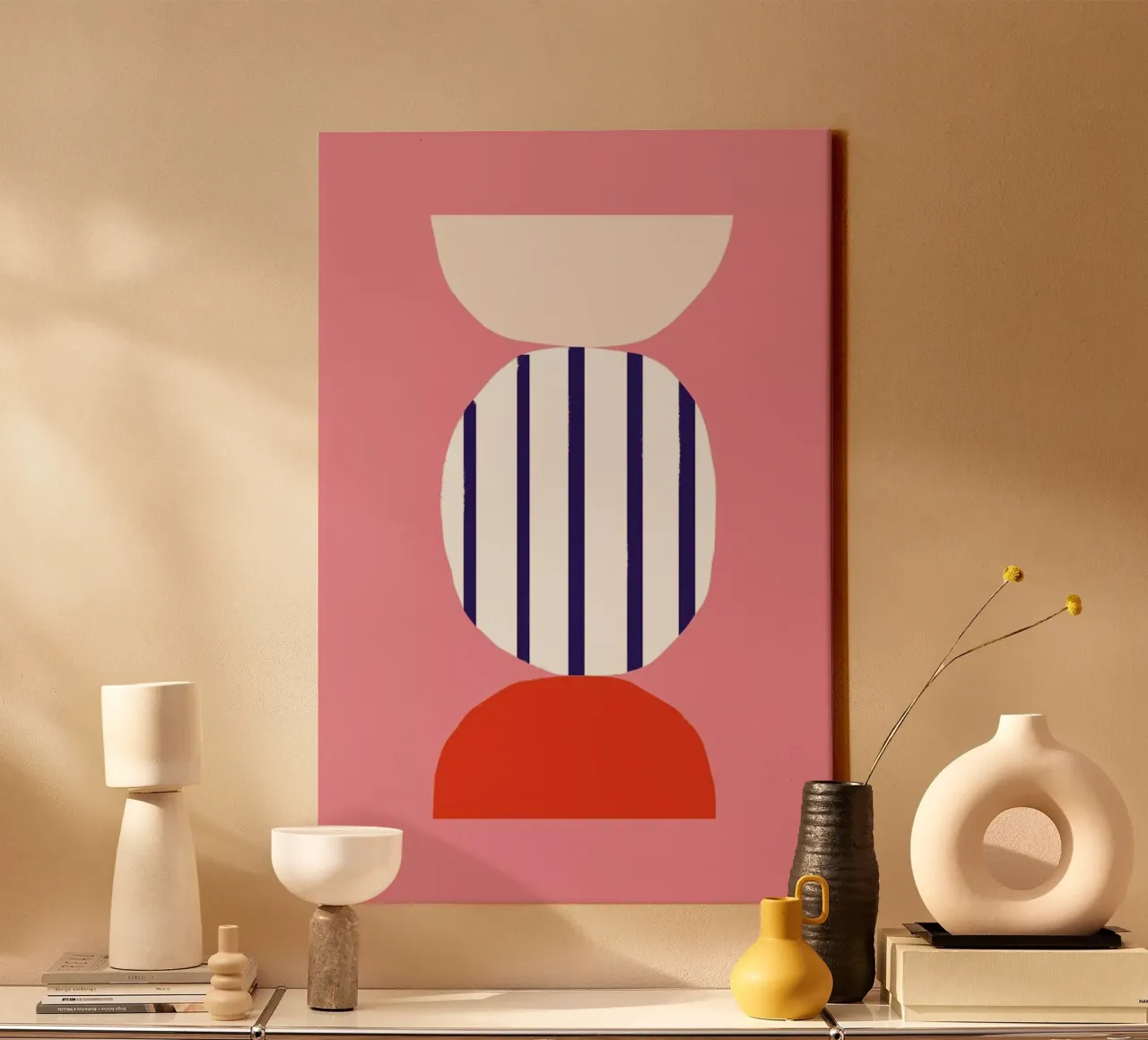 Candy canvas met Baklijst van Maren Gross