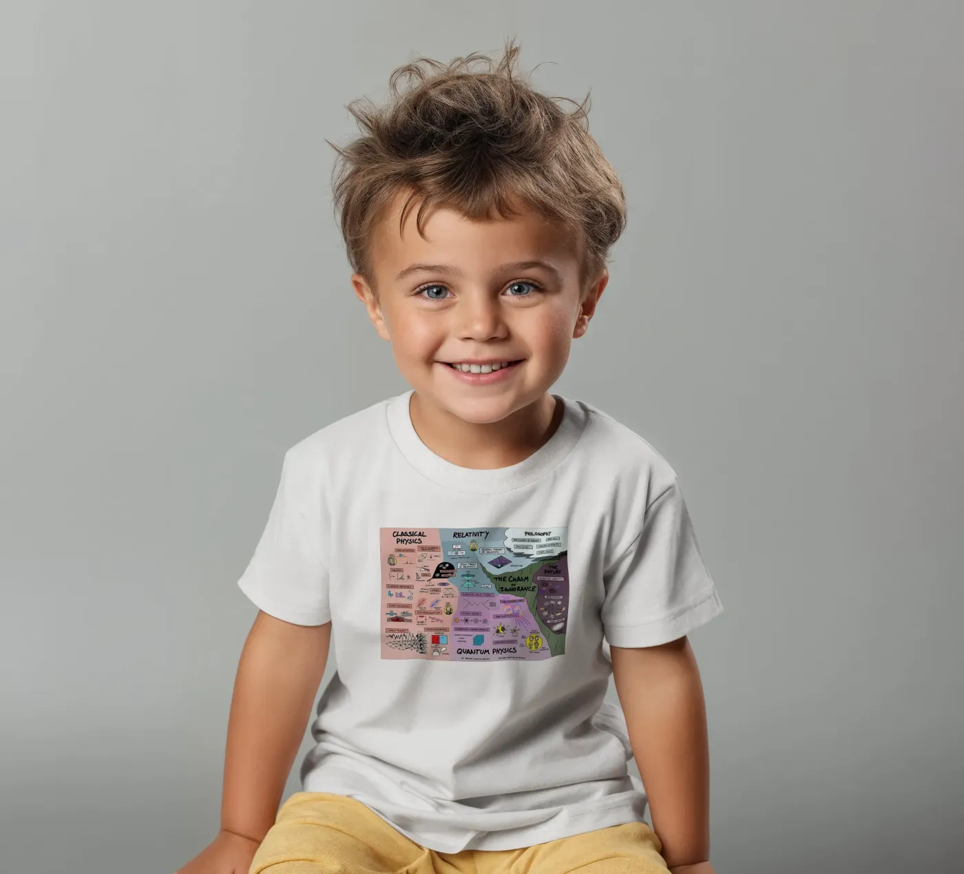 Quantum Physics Kinder T-Shirt von withandname