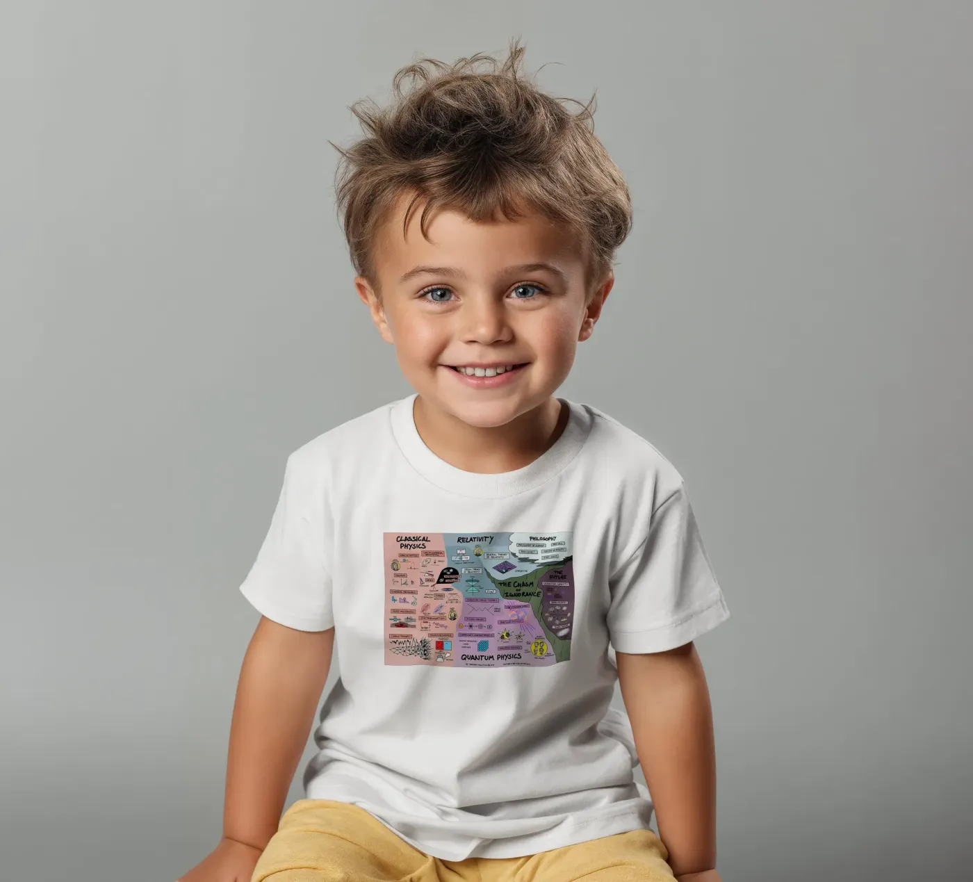 Quantum Physics t-shirt bambini da withandname
