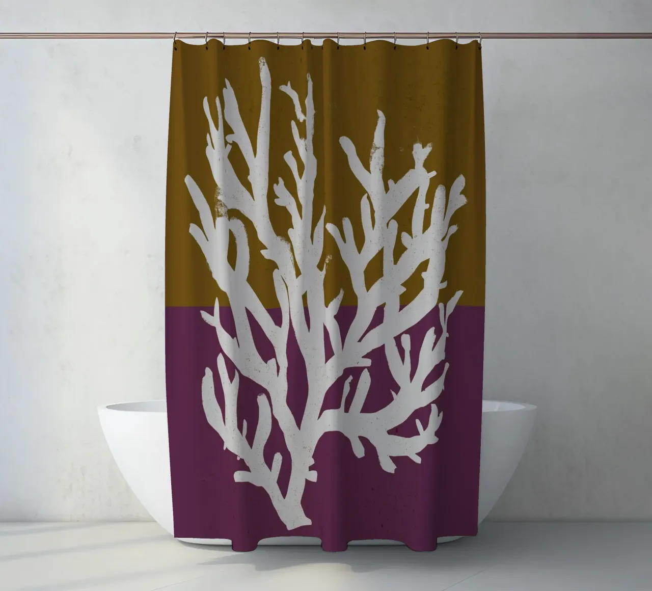 White Coral No 03 shower curtain by treechild