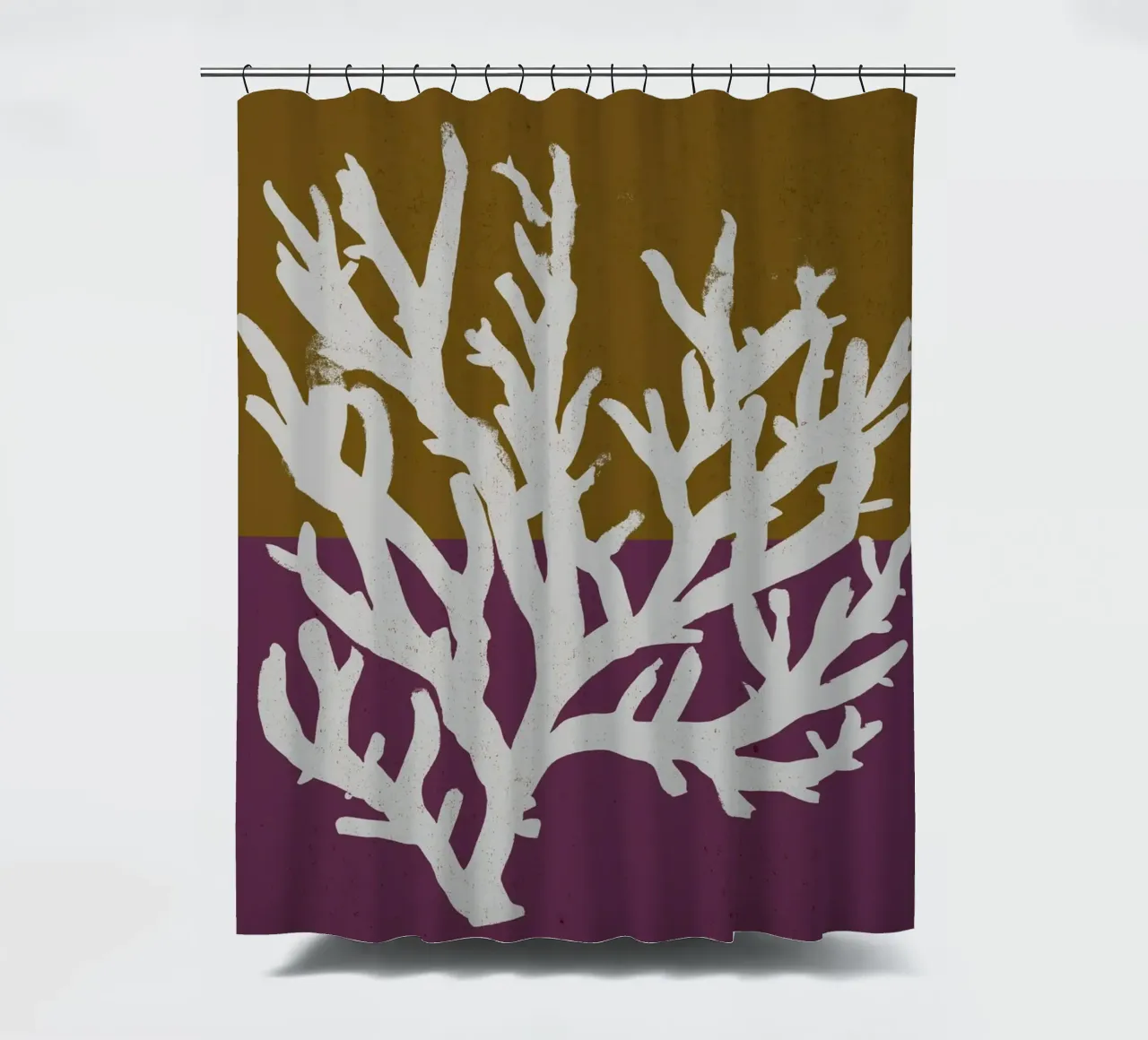 White Coral No 03 shower curtain by treechild