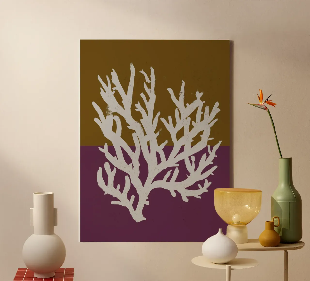 White Coral No 03 canvas by treechild