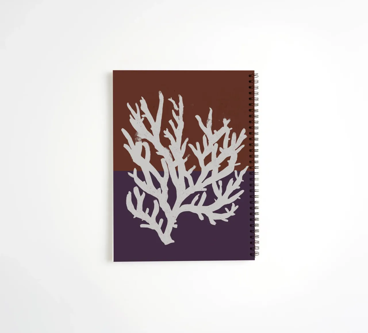 White Coral No 04 carnet à spirale de treechild