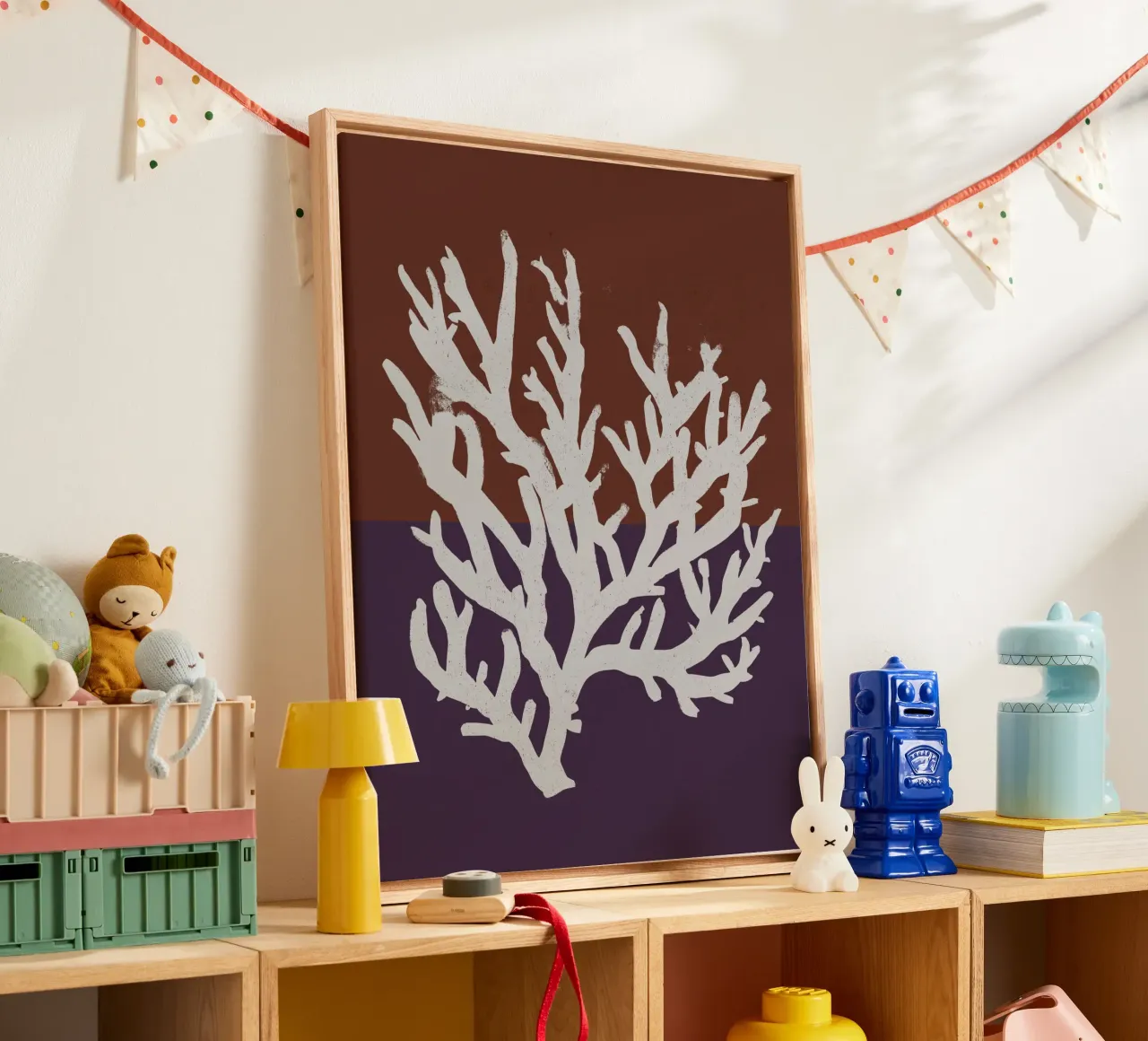 White Coral No 04 tela da treechild