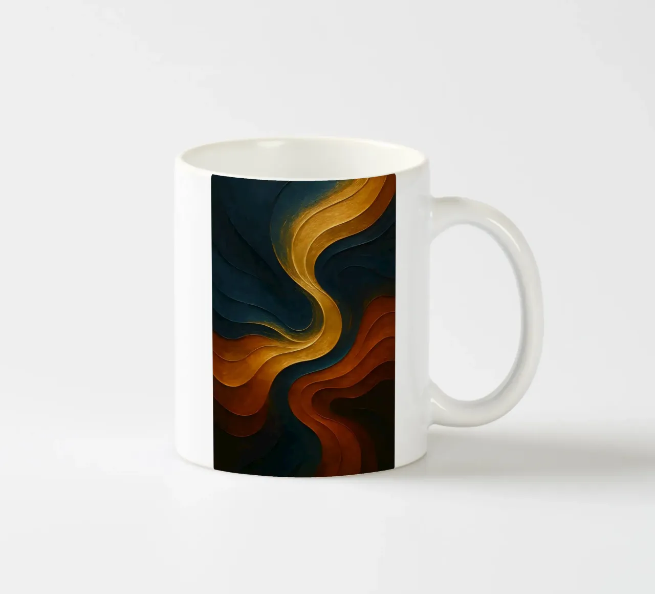 Abstract Liquid Colorful tazza in ceramica da Indah Creative