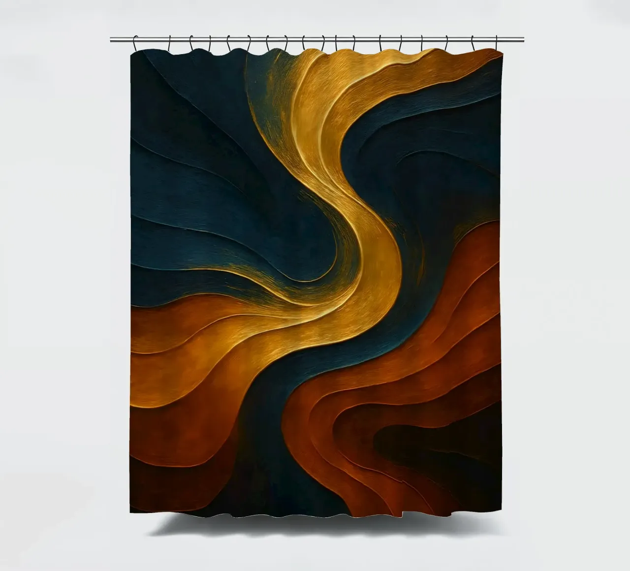 Abstract Liquid Colorful tenda da doccia da Indah Creative