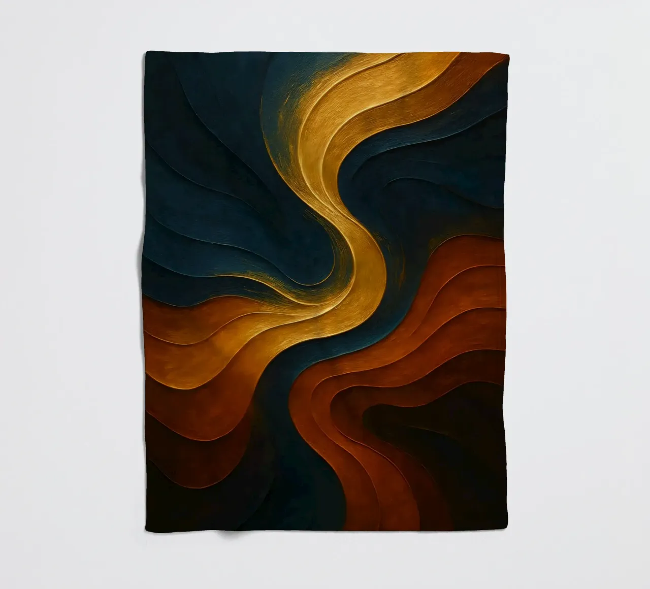 Abstract Liquid Colorful coperta in pile da Indah Creative