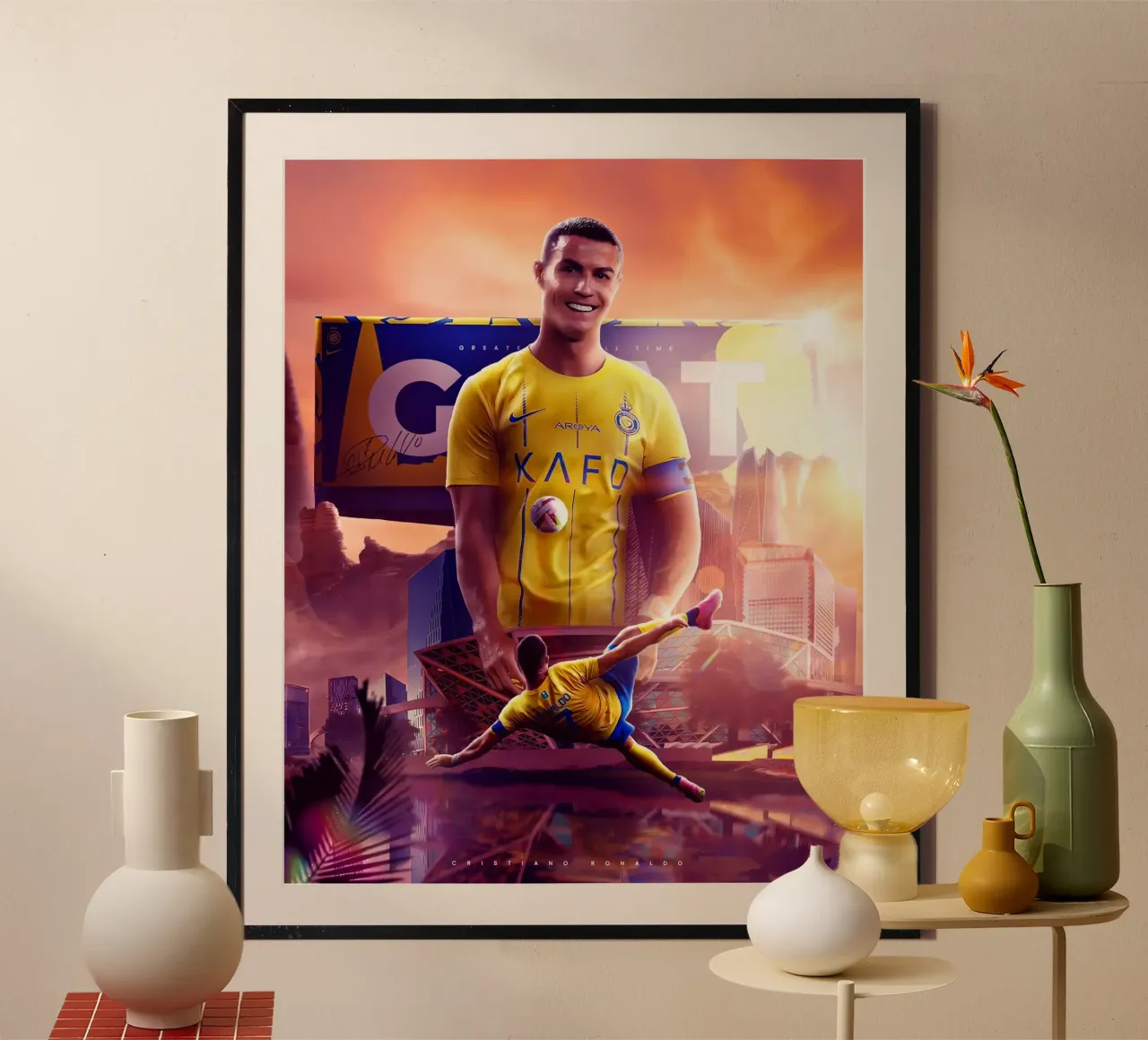 Cristiano Ronaldo poster da Indah Creative