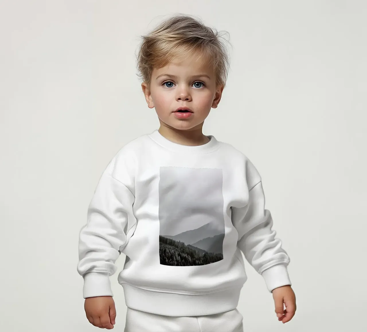 Layered Mountains felpa neonato da Nur Mut