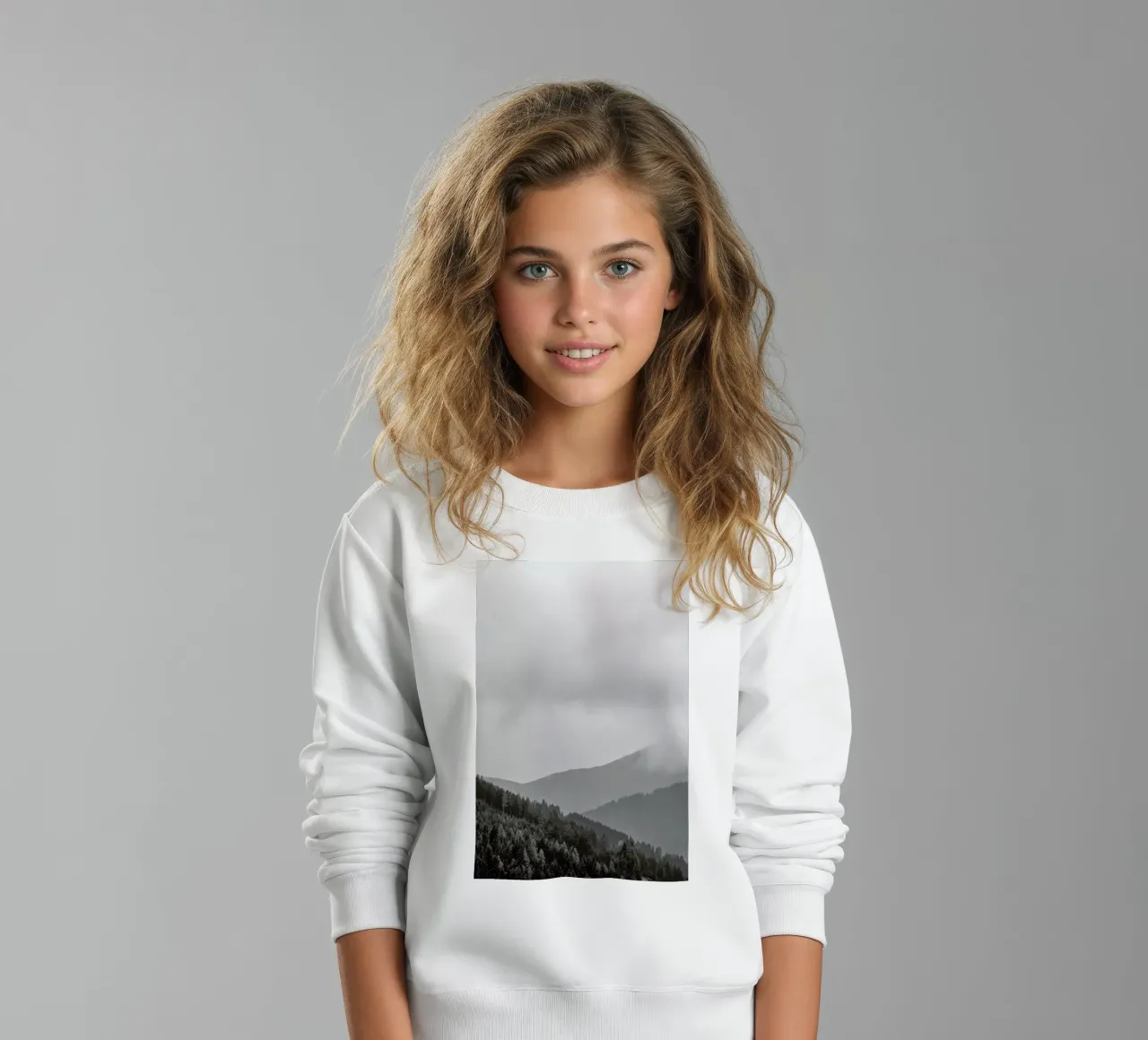Layered Mountains felpa bambino da Nur Mut