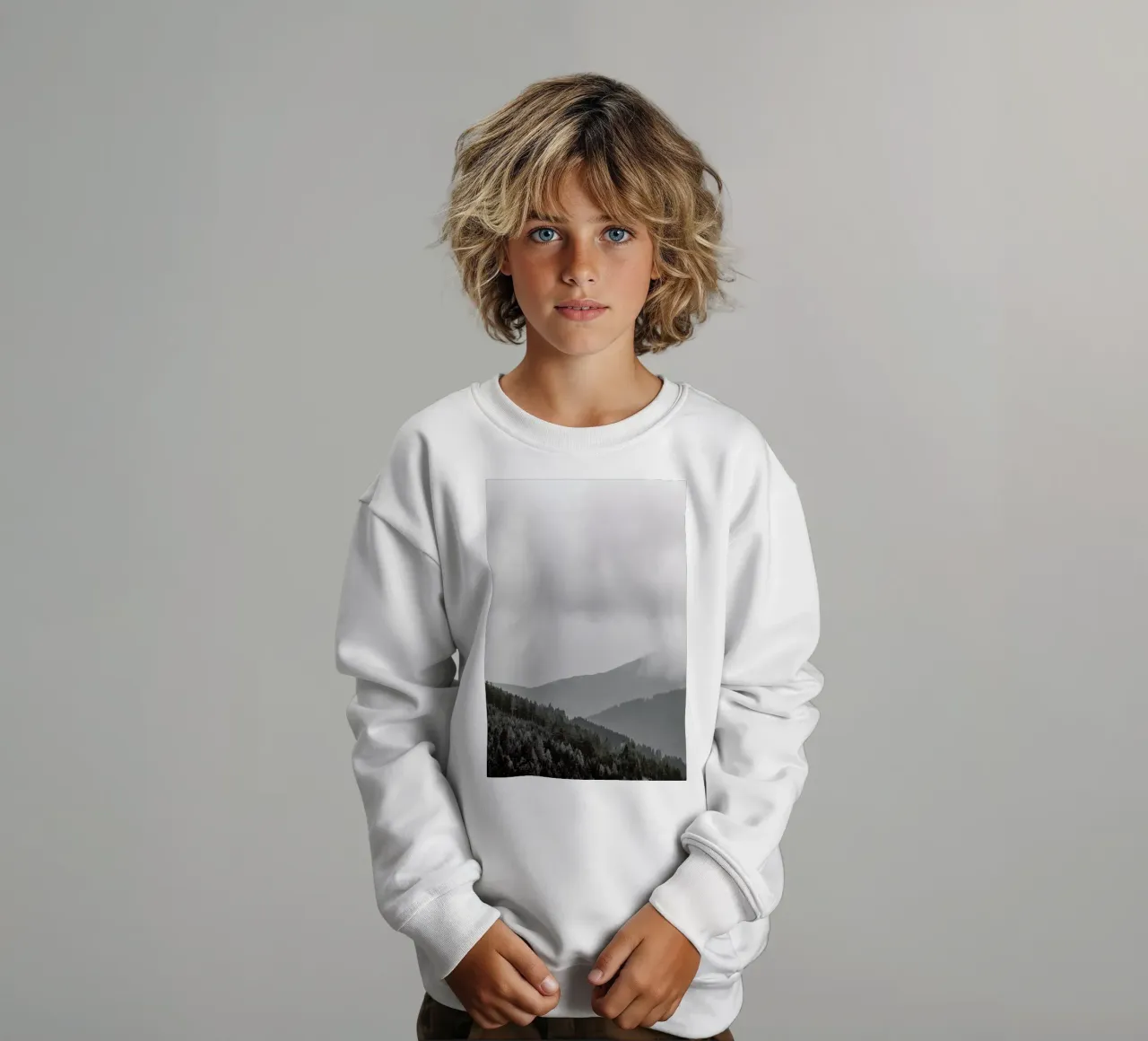Layered Mountains felpa bambino da Nur Mut