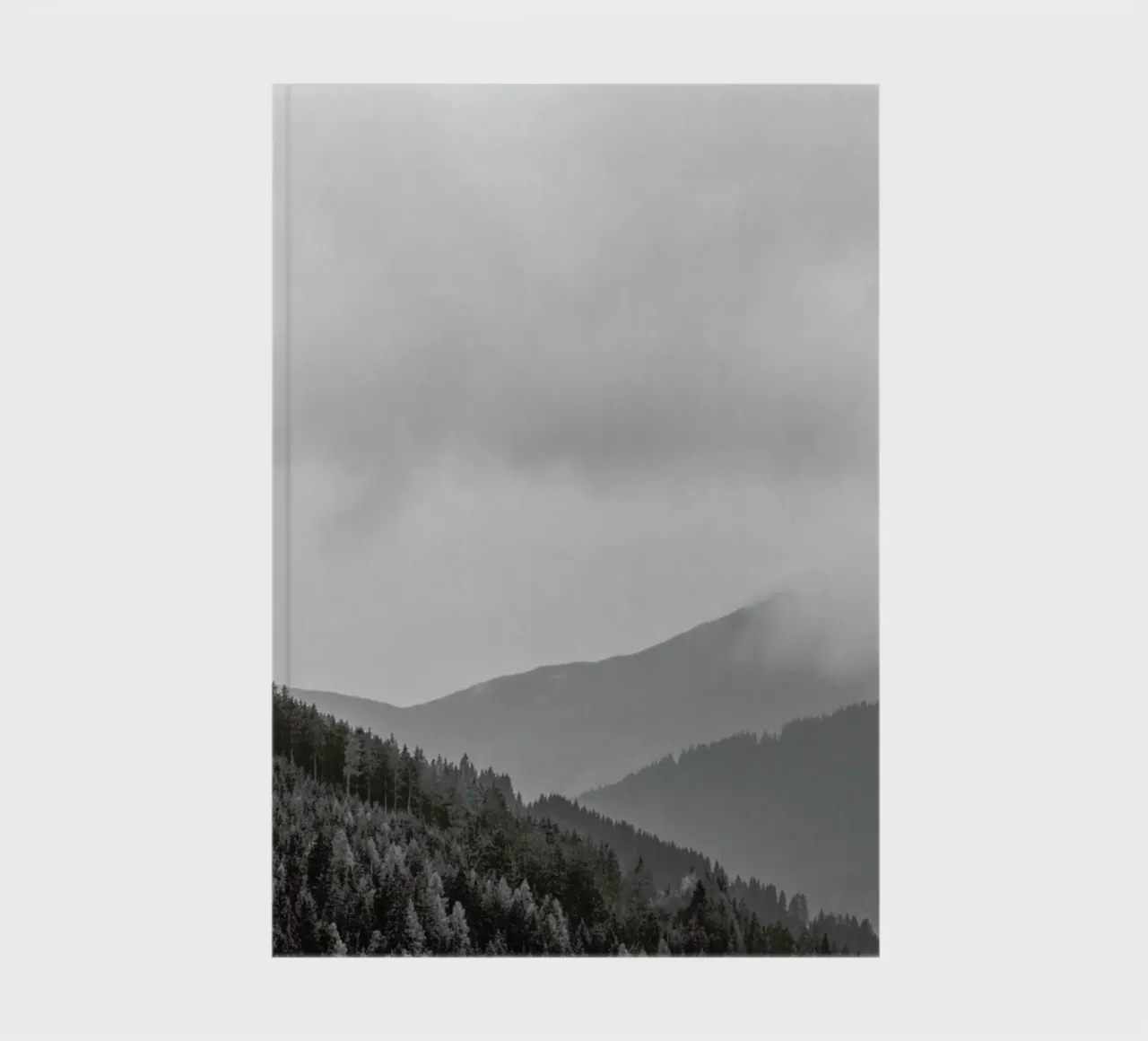 Layered Mountains notebook by Nur Mut