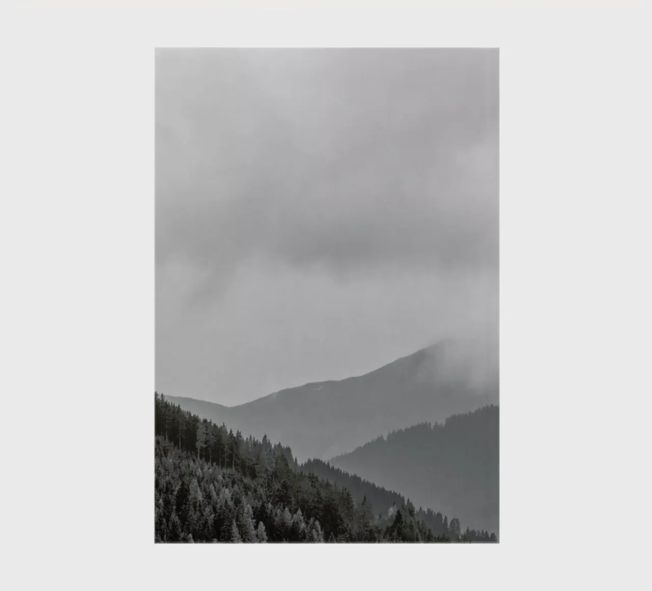 Layered Mountains notebook by Nur Mut