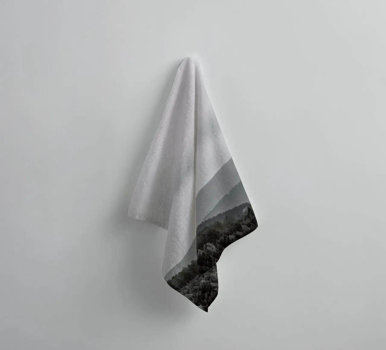 Layered Mountains towel by Nur Mut