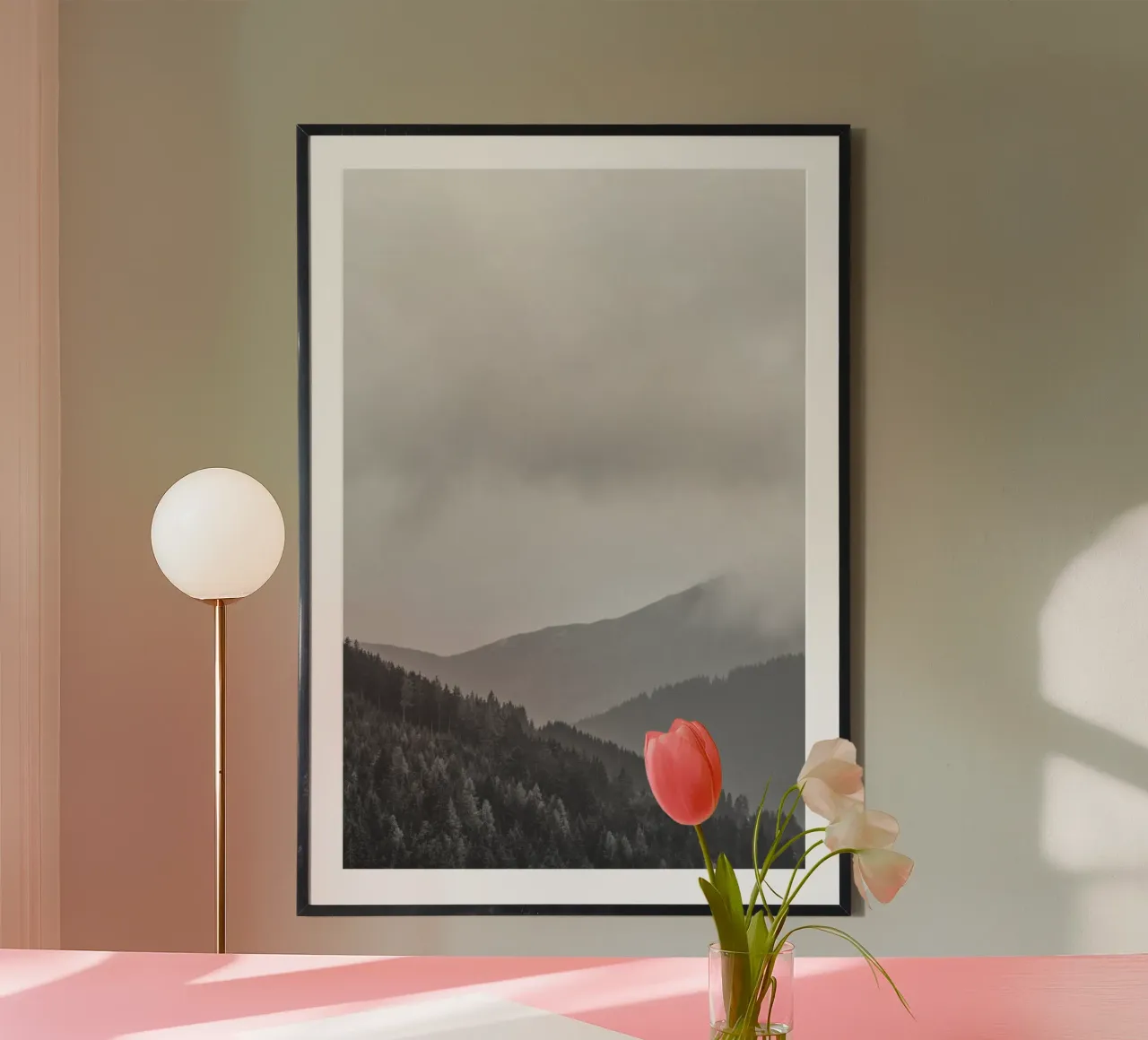 Layered Mountains poster da Nur Mut