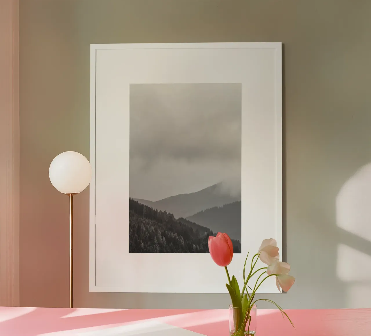 Layered Mountains poster da Nur Mut