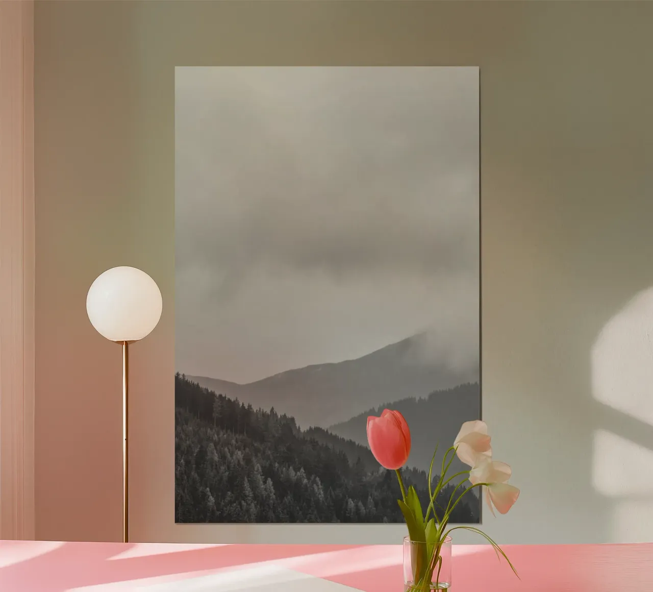 Layered Mountains poster da Nur Mut