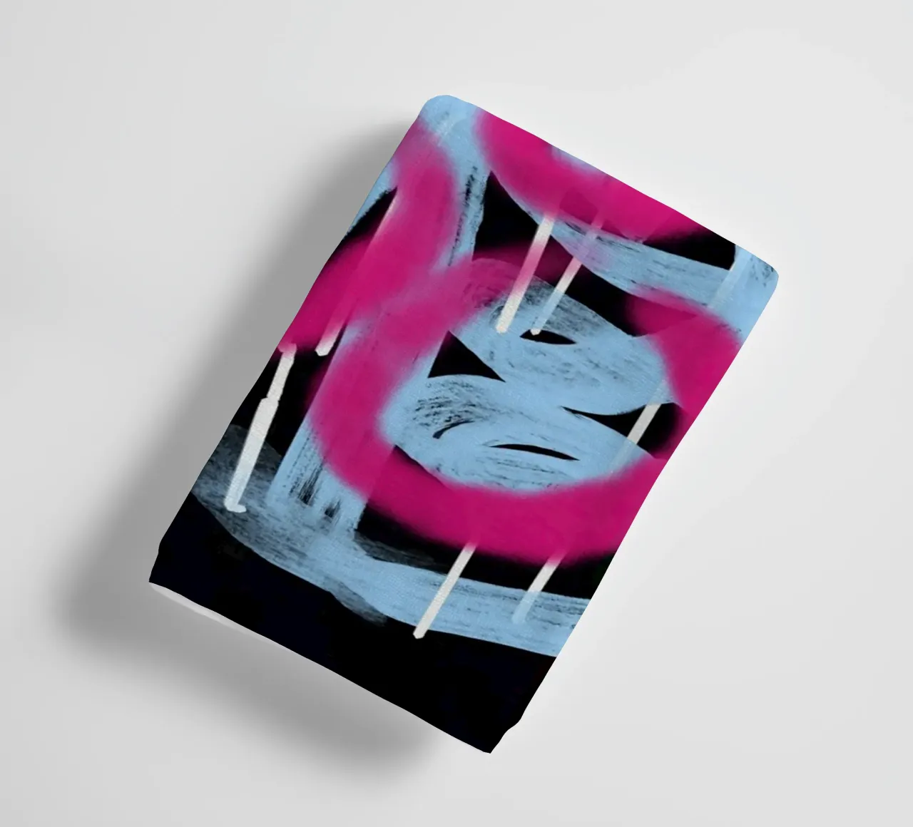 Loop rosa astratto asciugamano da bagno da Little Dean