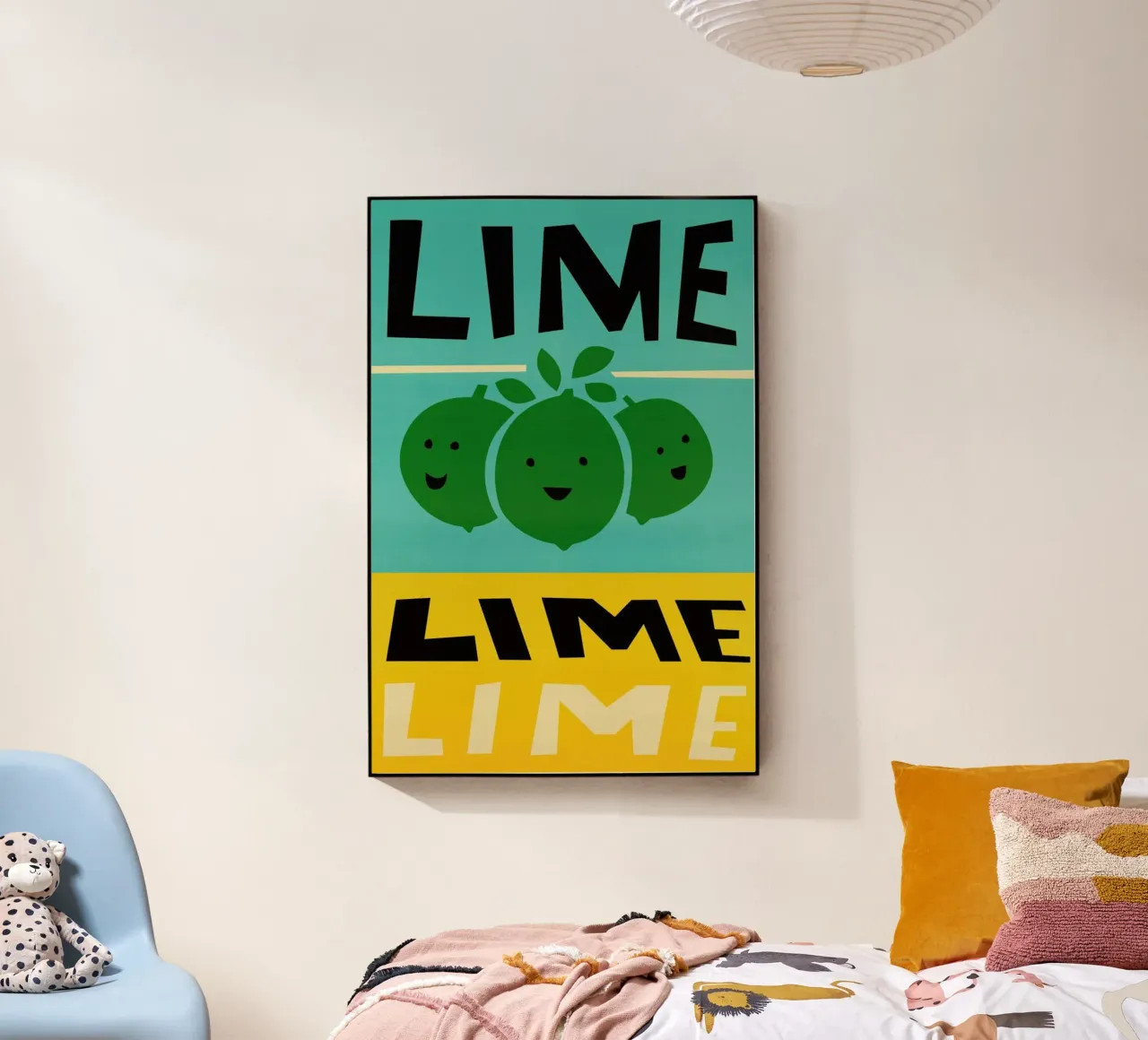 Limes acrylic glass by Fox & Velvet