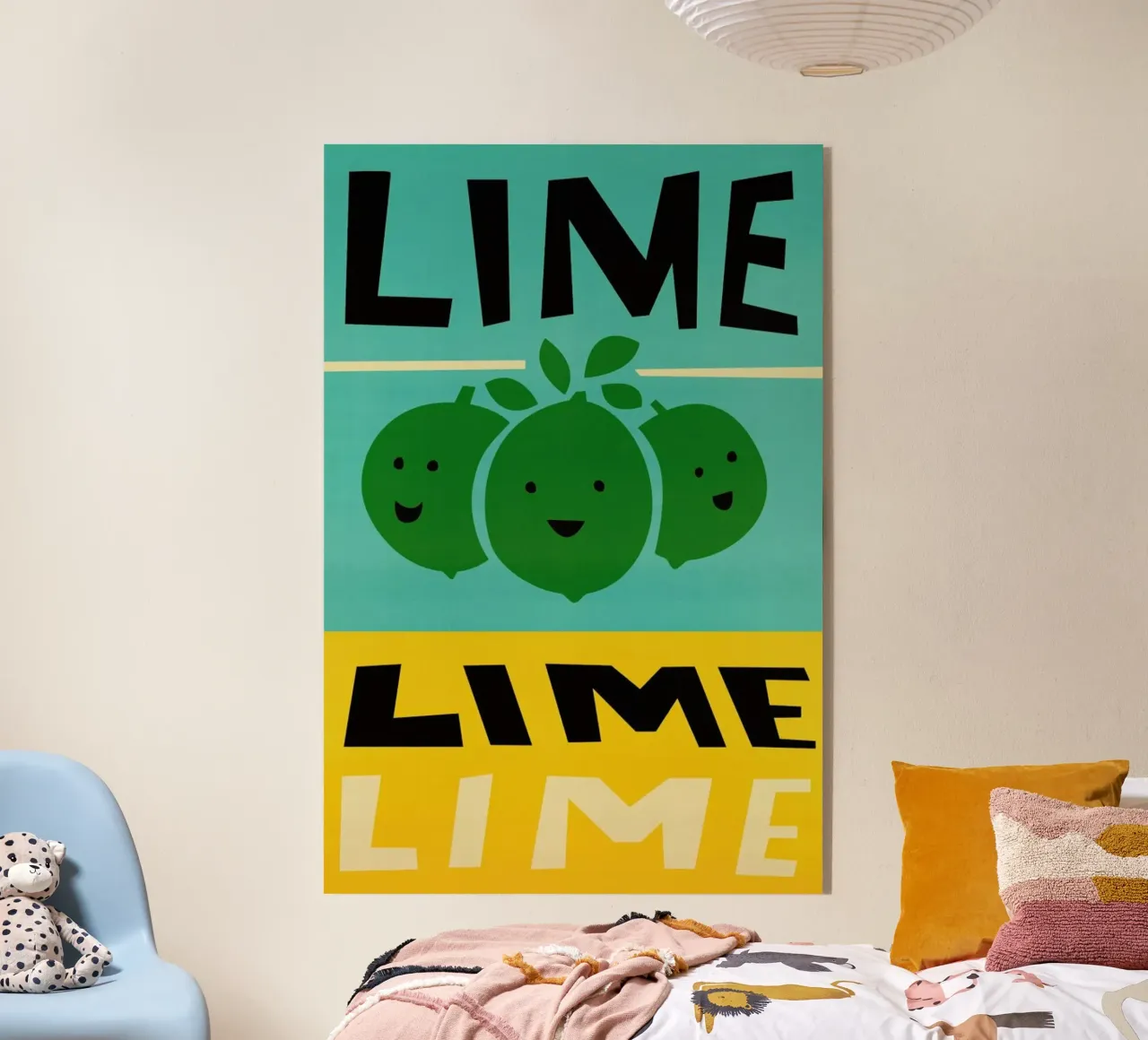 Limes acrylic glass by Fox & Velvet