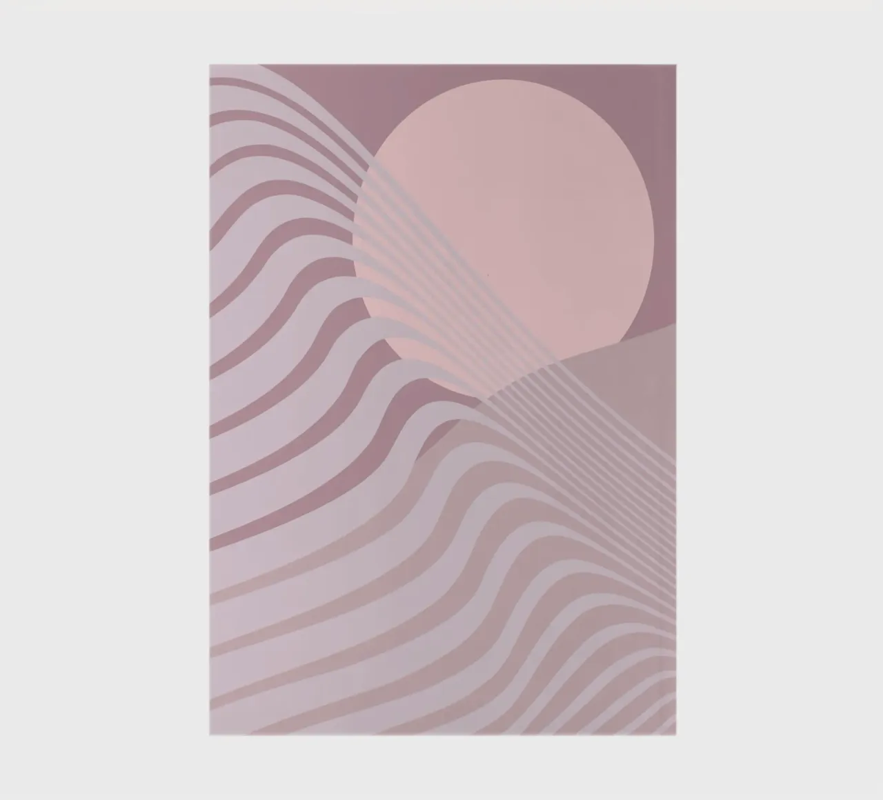 Beyond The Fog Misty Taupe notebook by SilverPegasus