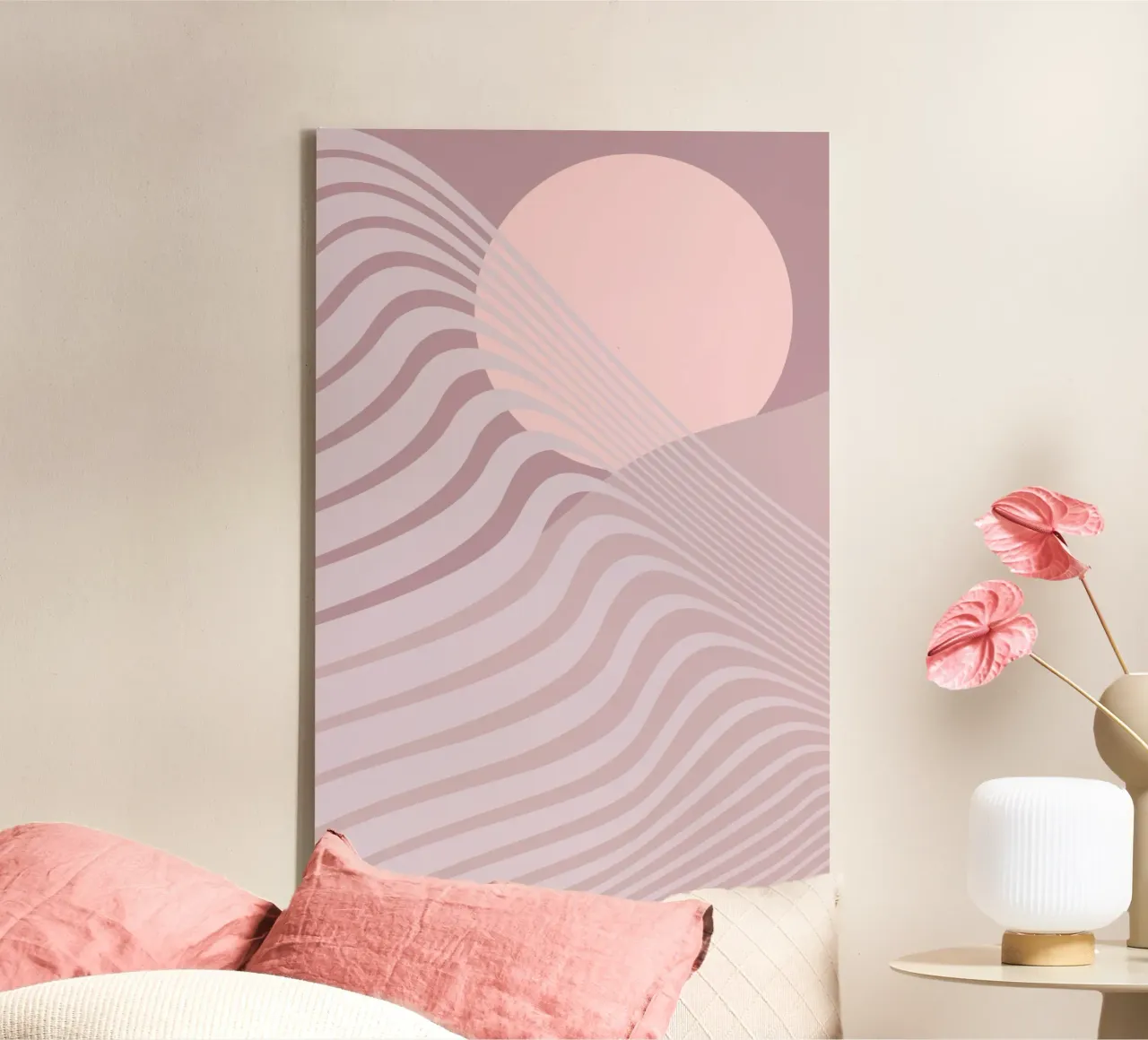 Beyond The Fog Misty Taupe canvas by SilverPegasus