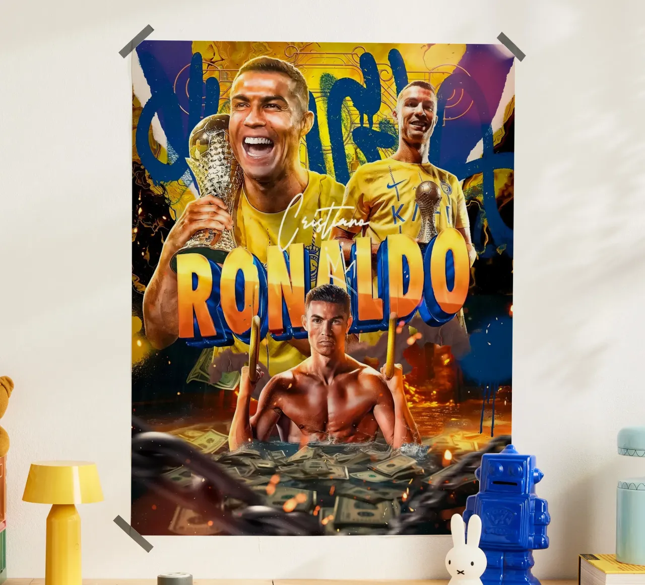 Cristiano Ronaldo poster da Indah Creative