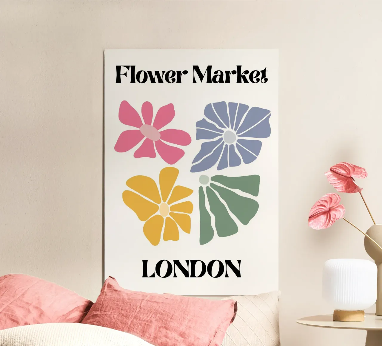 Mercato dei fiori di Londra alluminio dibond da pdigitalprints