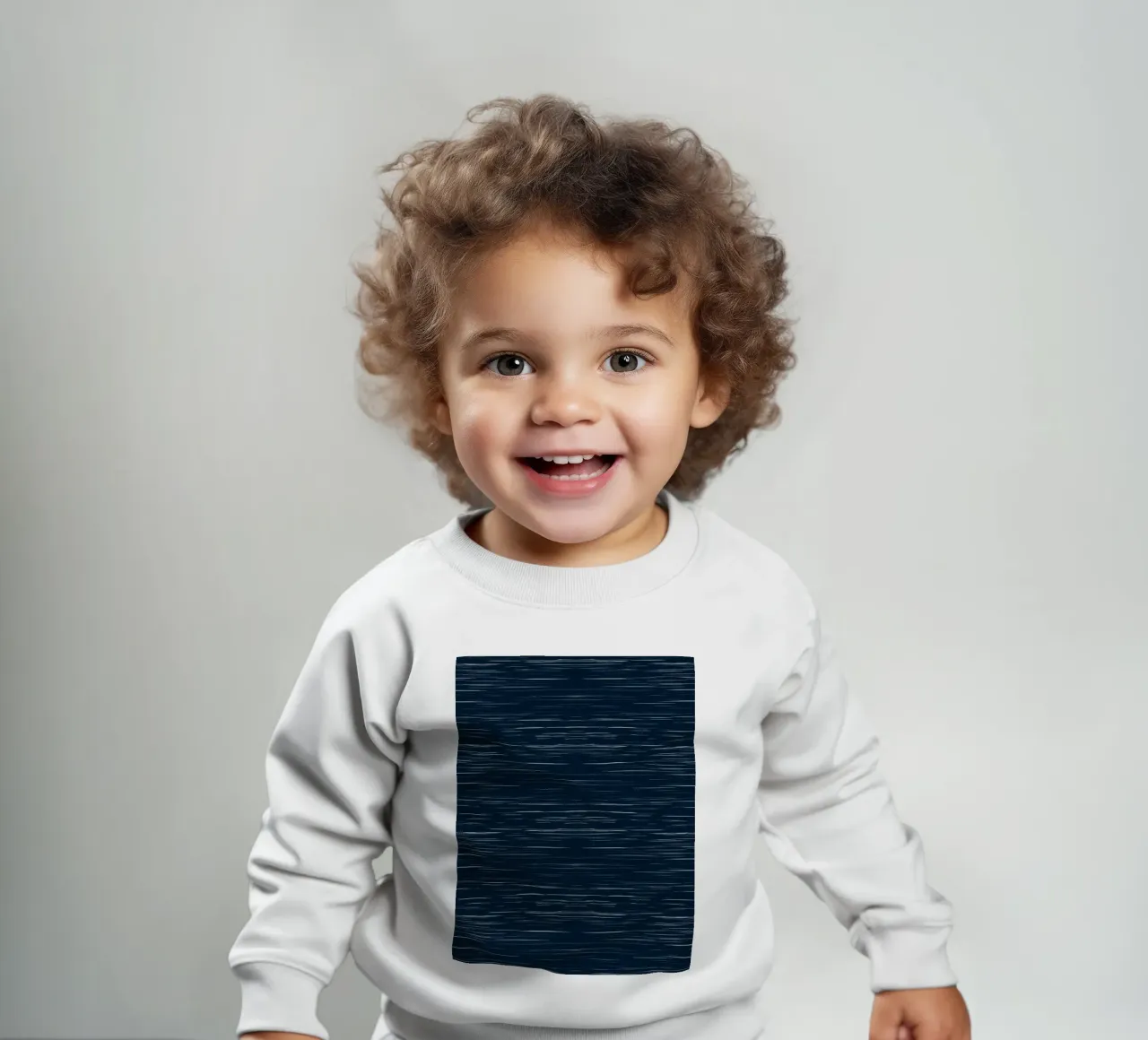 Meteor Stripes Denim scuro felpa neonato da SilverPegasus