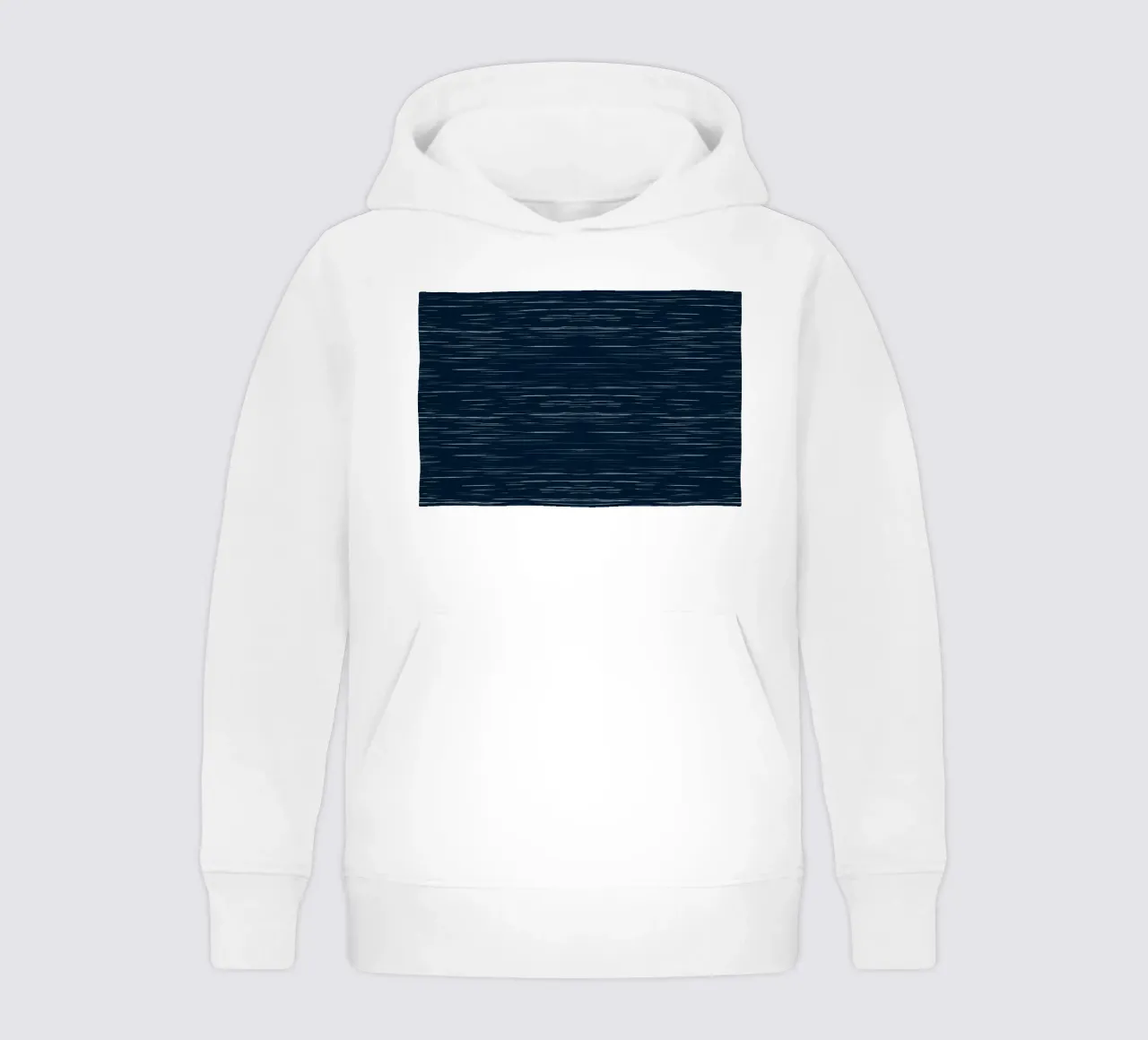 Meteoor Strepen Donker Denim kinder hoodie van SilverPegasus