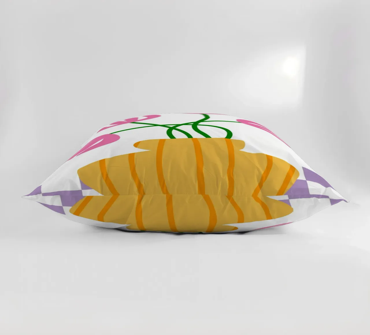 Abstract Floral art decorative cushion by pdigitalprints