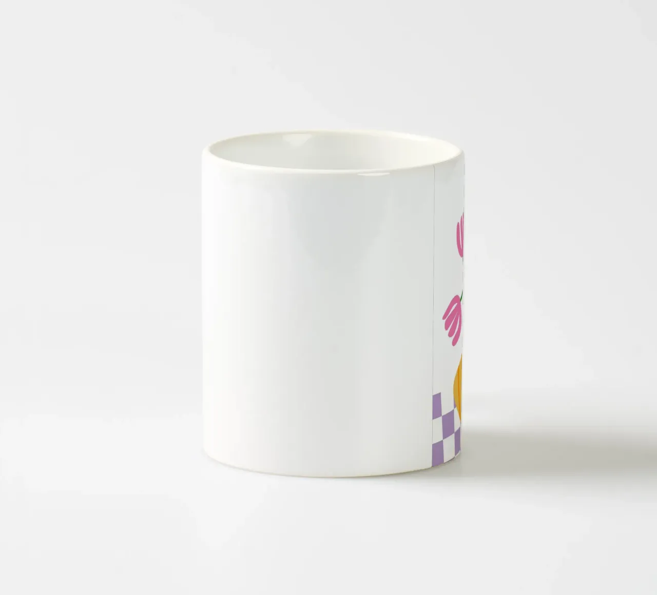 Art floral abstrait mug en céramique de pdigitalprints