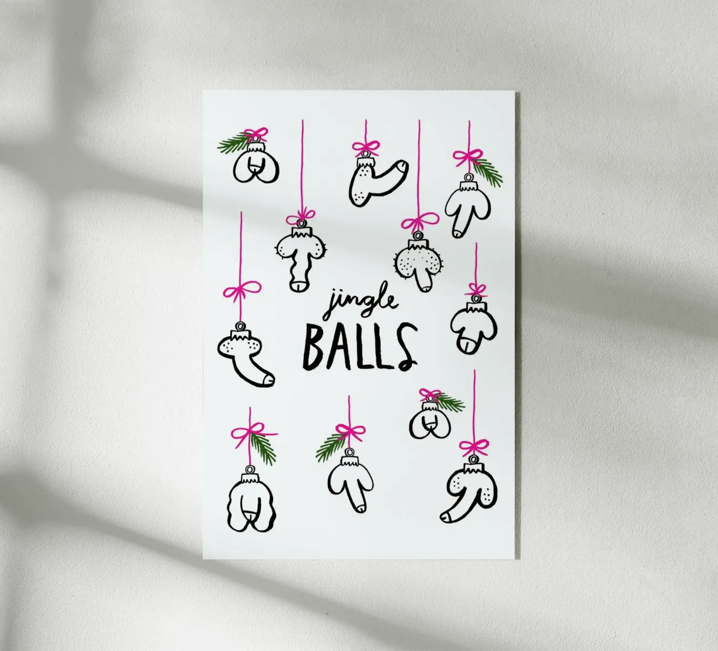 Jingle Balls acryl van typealive