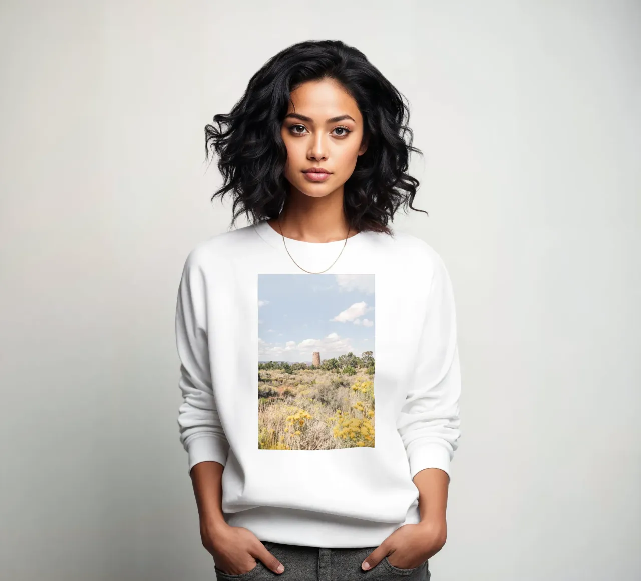 Gran Cañón, EE.UU. I Tour de pierre Desert View Watchtower sudadera de Julie Travel Photography