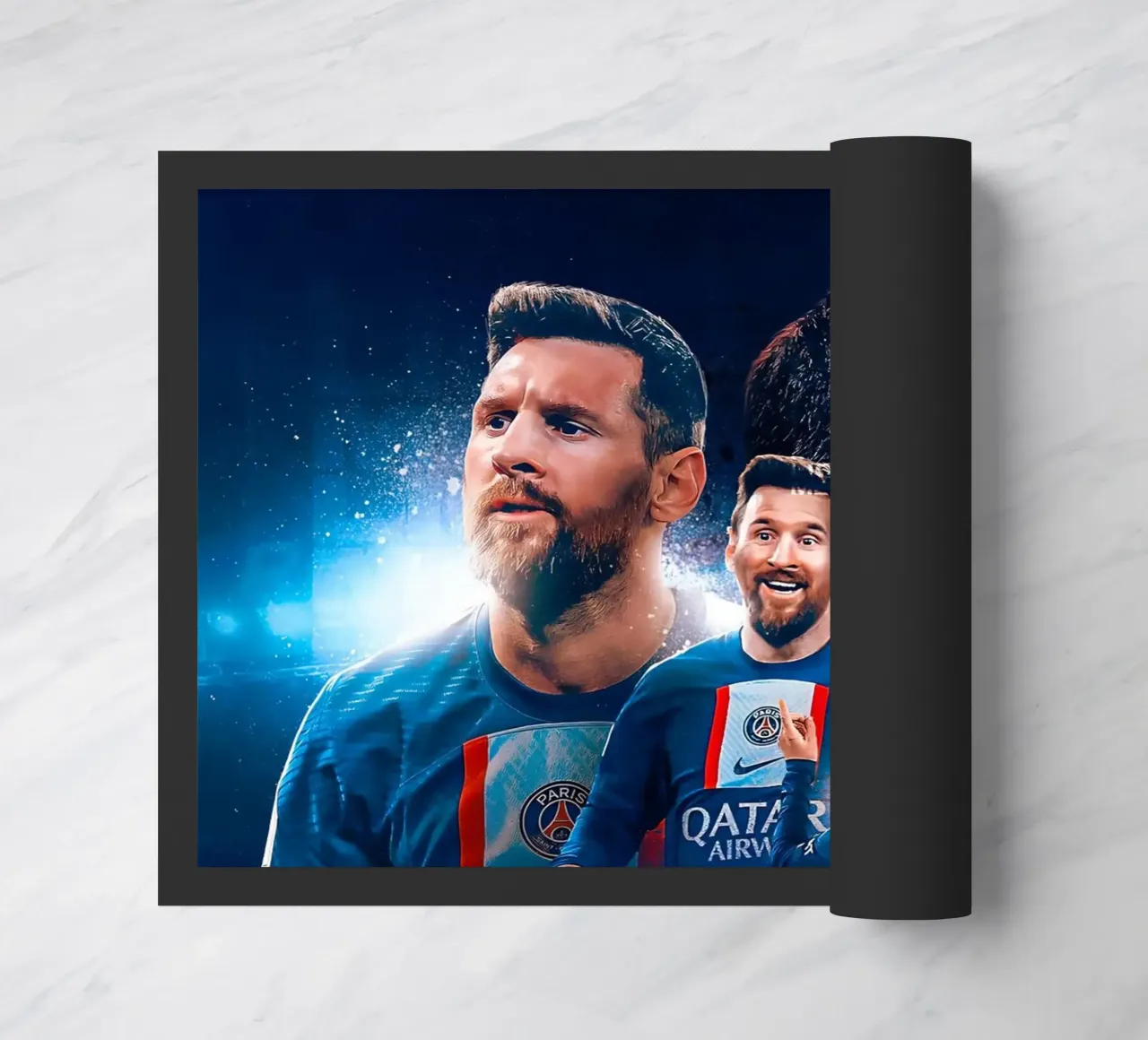 Lionel Messi doormat by Indah Creative