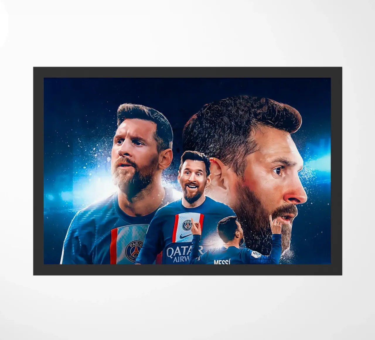 Lionel Messi doormat by Indah Creative