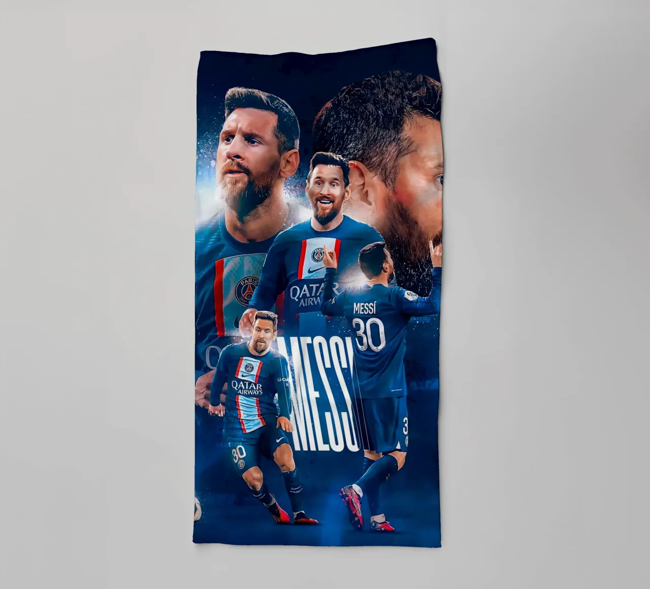 Lionel Messi towel by Indah Creative