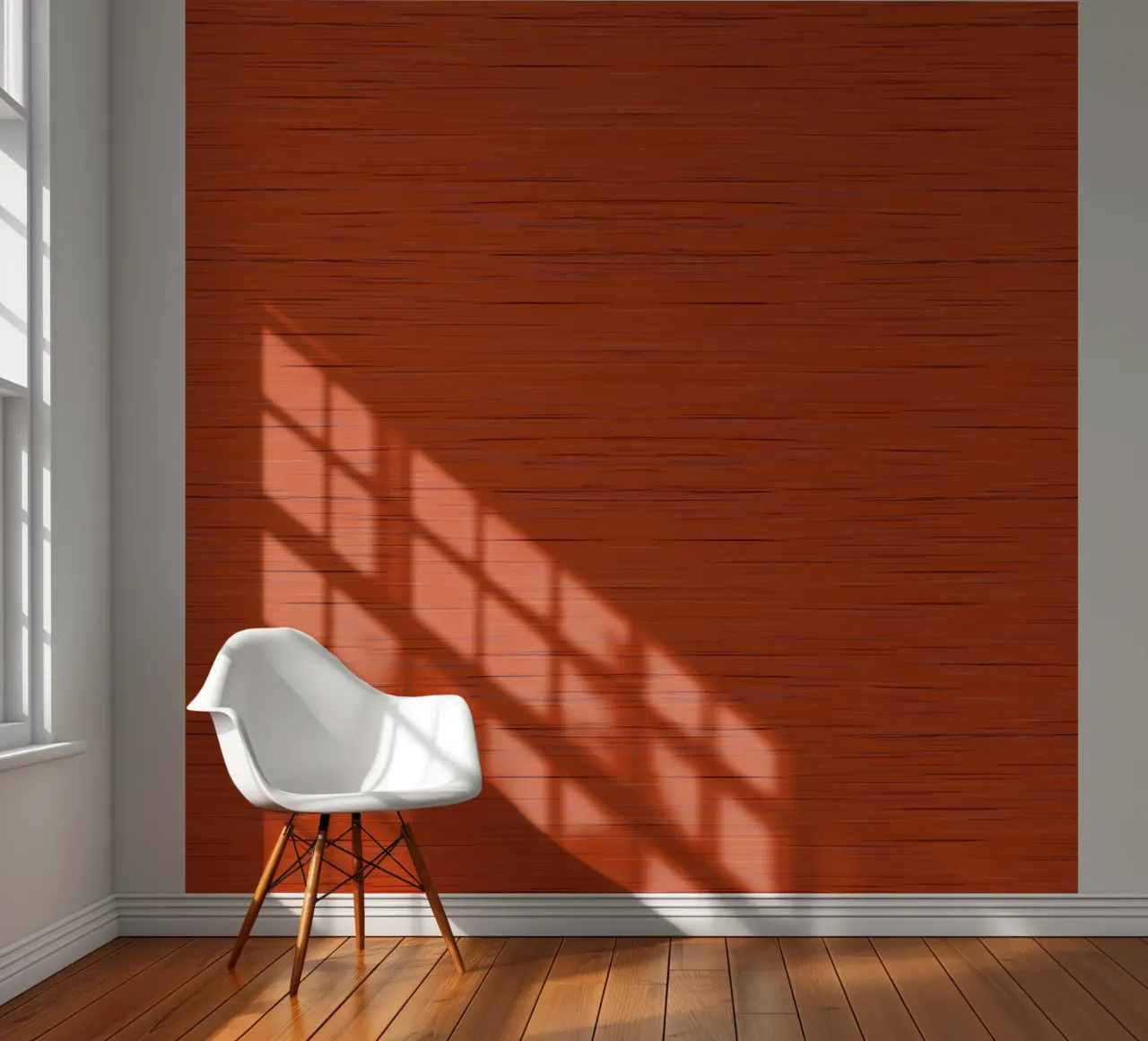 Meteor Stripes Rust Orange photo wallpaper by SilverPegasus