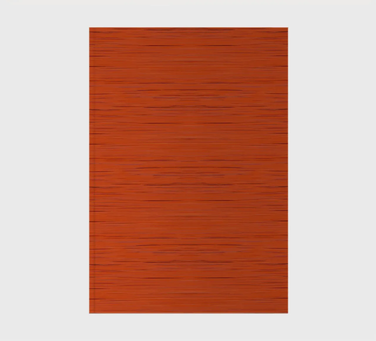 Meteor Stripes Rust Orange notebook by SilverPegasus