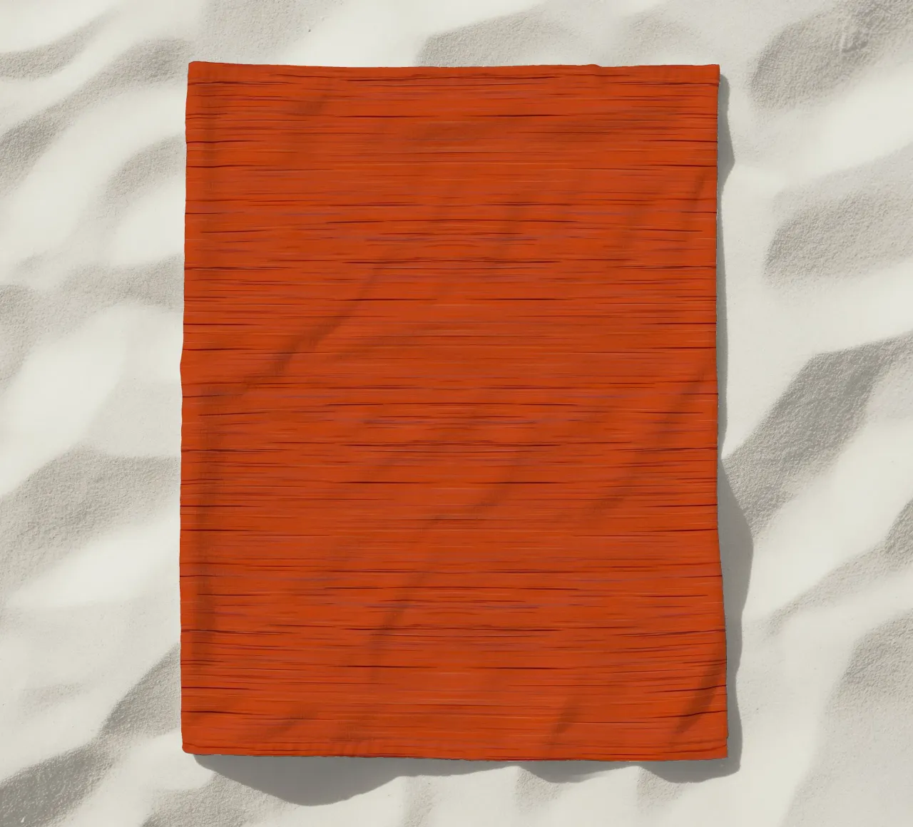 Meteor Stripes Rust Orange strandhanddoek van SilverPegasus