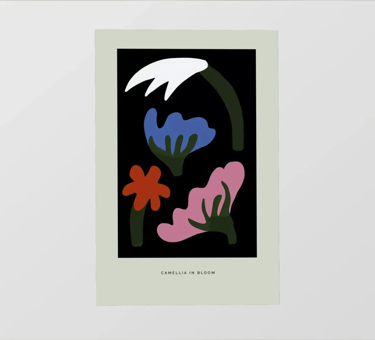 Camellia In Bloom II telo in pvc da Studio One