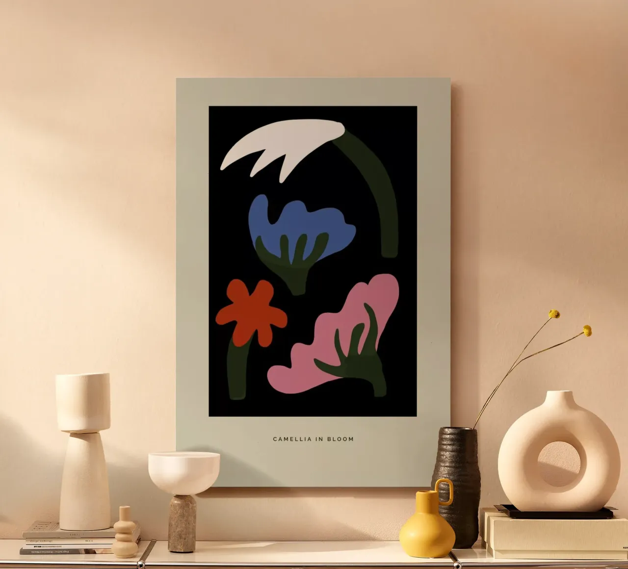 Camellia In Bloom II alluminio dibond da Studio One