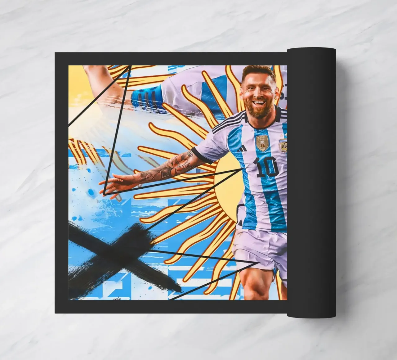 Lionel Messi zerbino da Indah Creative