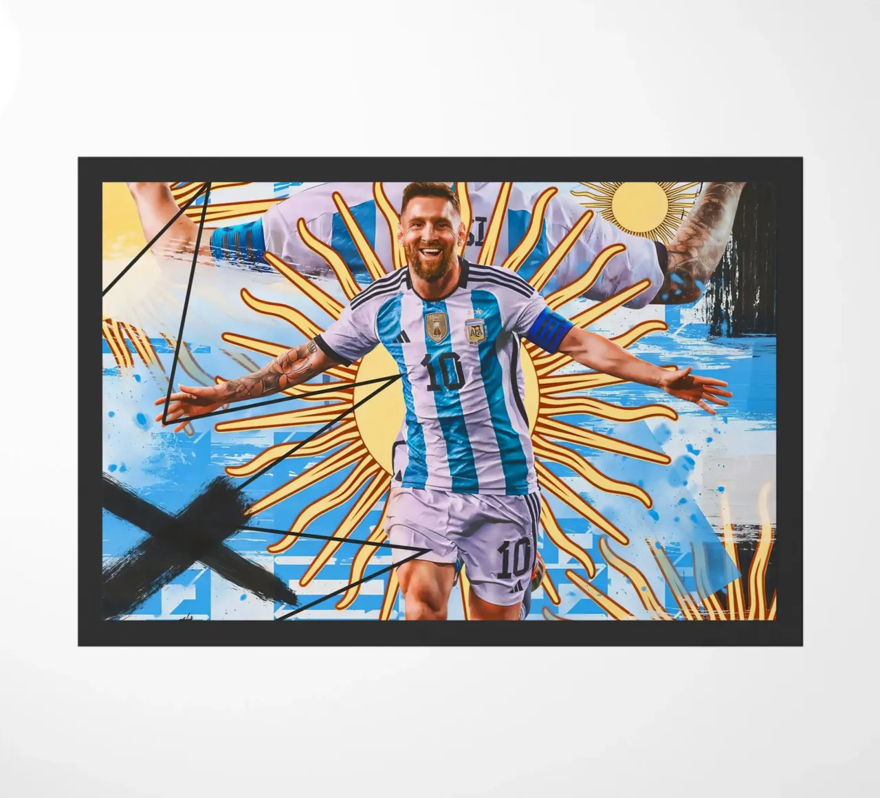 Lionel Messi zerbino da Indah Creative